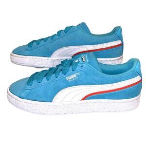 Puma Kool-Aid x Puma Suede "Aqua Blue" Sneakers 383778-01 Girls 5.5 | NEW